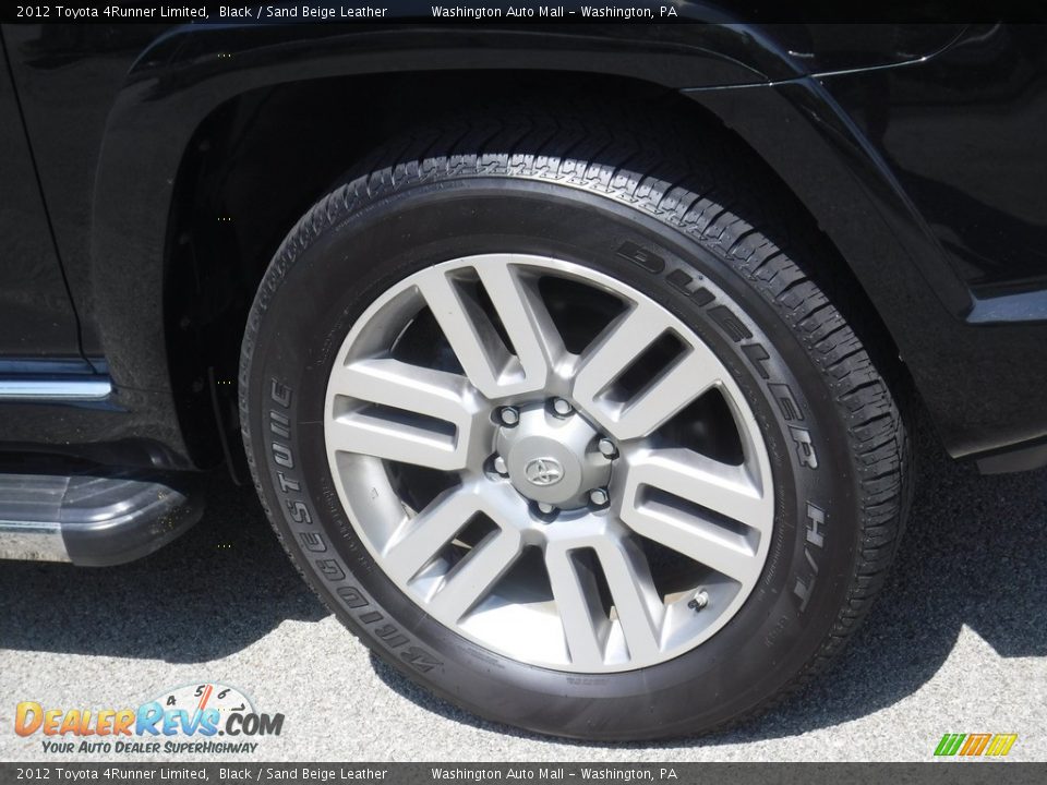 2012 Toyota 4Runner Limited Black / Sand Beige Leather Photo #8