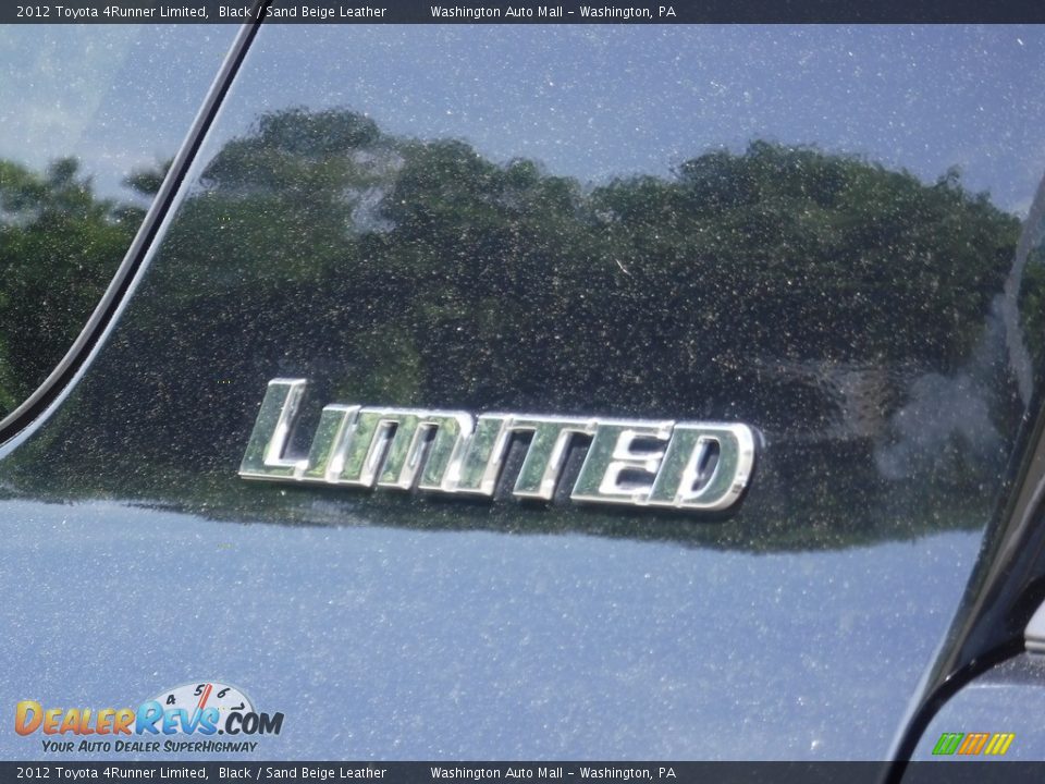 2012 Toyota 4Runner Limited Black / Sand Beige Leather Photo #11
