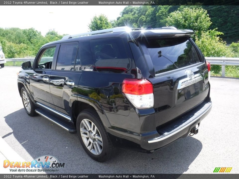 2012 Toyota 4Runner Limited Black / Sand Beige Leather Photo #14