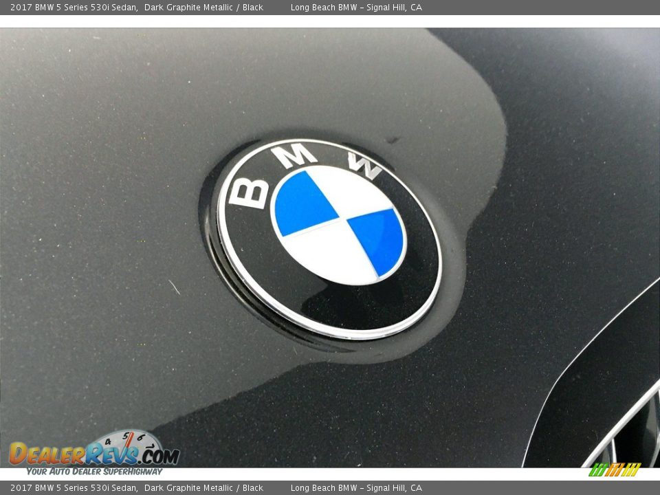 2017 BMW 5 Series 530i Sedan Dark Graphite Metallic / Black Photo #33