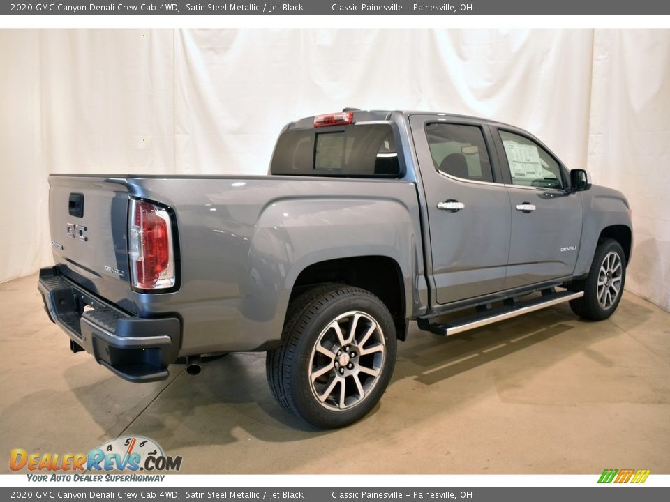 2020 GMC Canyon Denali Crew Cab 4WD Satin Steel Metallic / Jet Black Photo #2