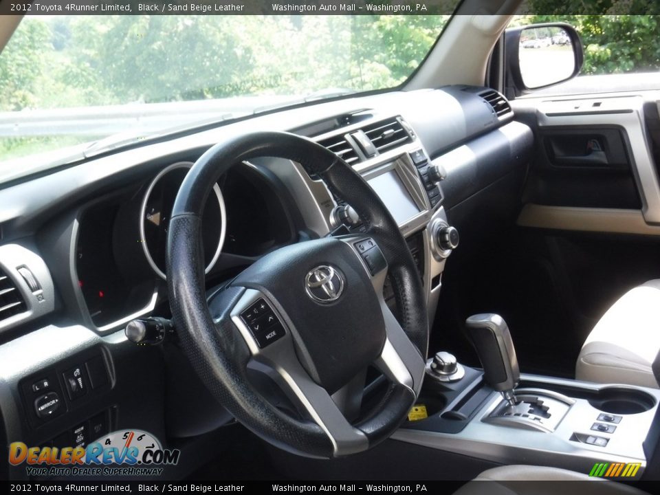 2012 Toyota 4Runner Limited Black / Sand Beige Leather Photo #18