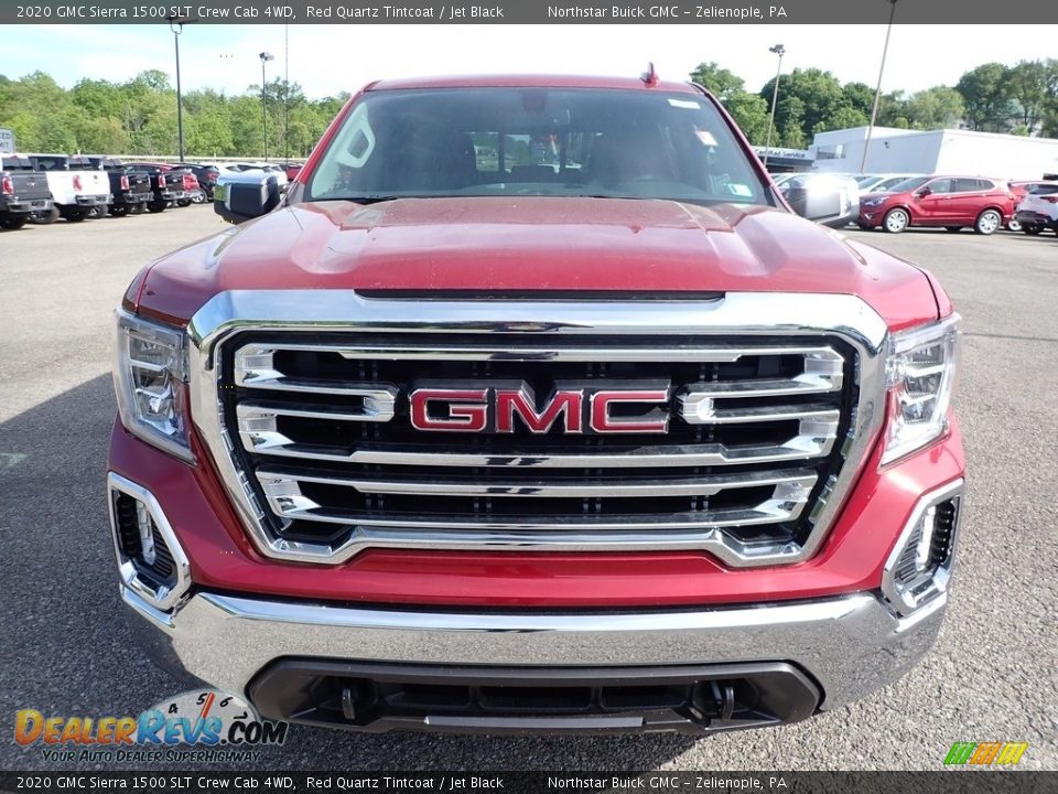2020 GMC Sierra 1500 SLT Crew Cab 4WD Red Quartz Tintcoat / Jet Black Photo #2