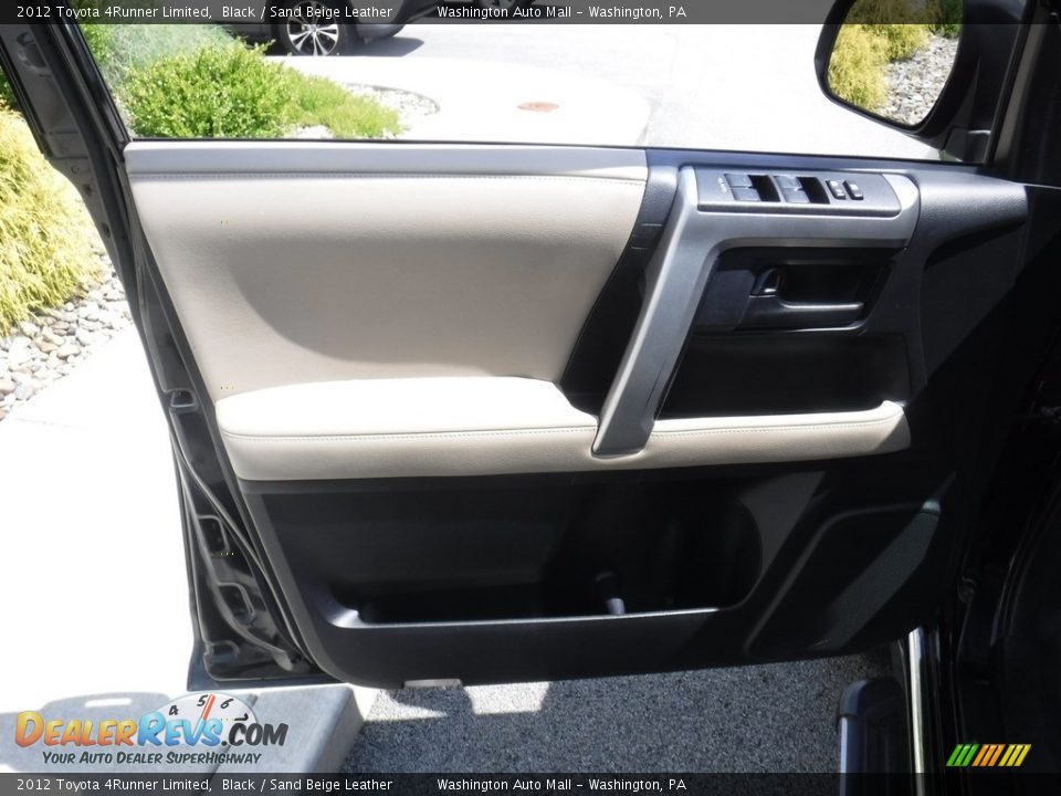2012 Toyota 4Runner Limited Black / Sand Beige Leather Photo #19