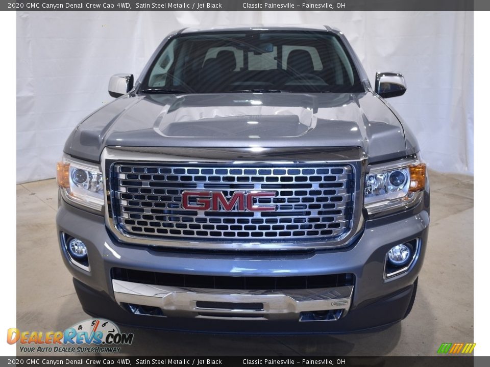 2020 GMC Canyon Denali Crew Cab 4WD Satin Steel Metallic / Jet Black Photo #4