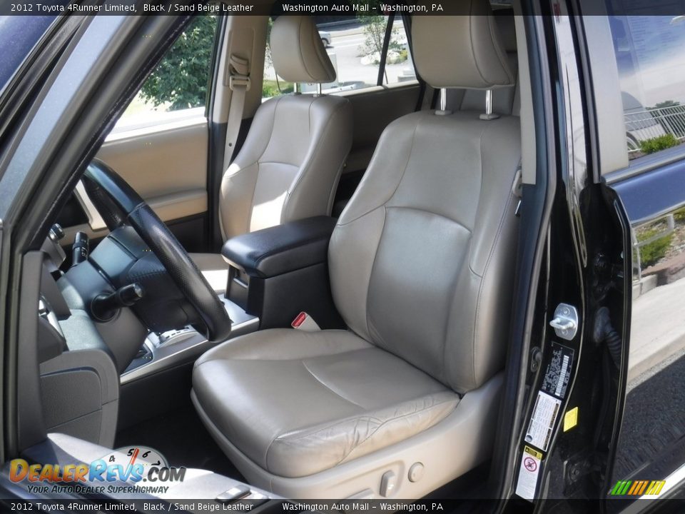 2012 Toyota 4Runner Limited Black / Sand Beige Leather Photo #20