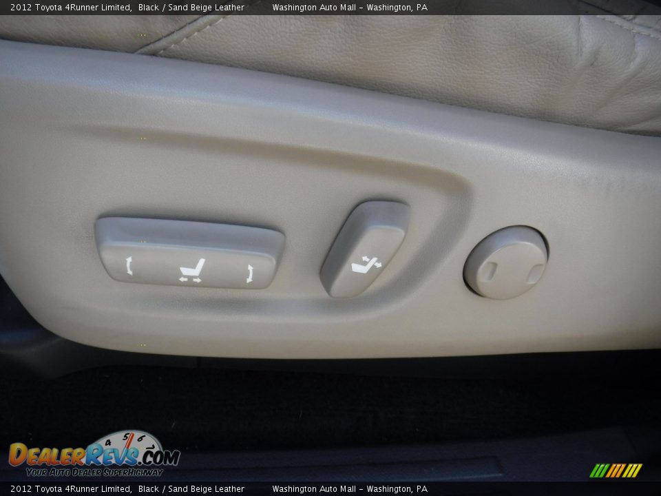2012 Toyota 4Runner Limited Black / Sand Beige Leather Photo #21