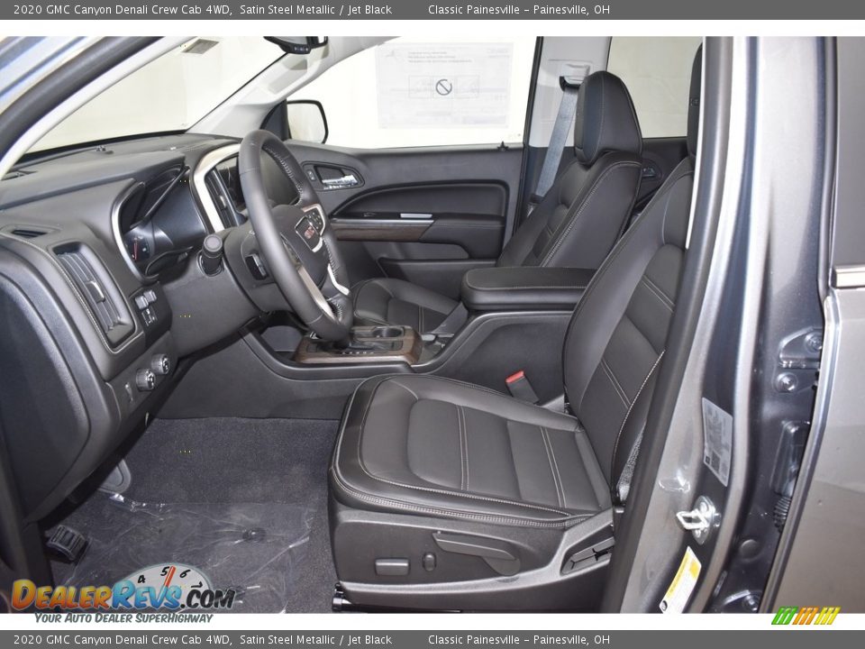 2020 GMC Canyon Denali Crew Cab 4WD Satin Steel Metallic / Jet Black Photo #6