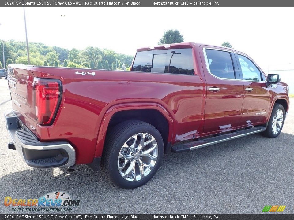 2020 GMC Sierra 1500 SLT Crew Cab 4WD Red Quartz Tintcoat / Jet Black Photo #5