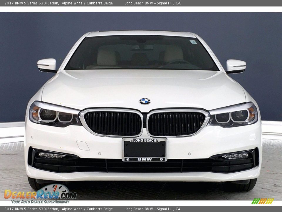 2017 BMW 5 Series 530i Sedan Alpine White / Canberra Beige Photo #2