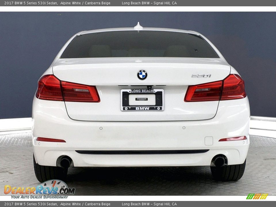 2017 BMW 5 Series 530i Sedan Alpine White / Canberra Beige Photo #3