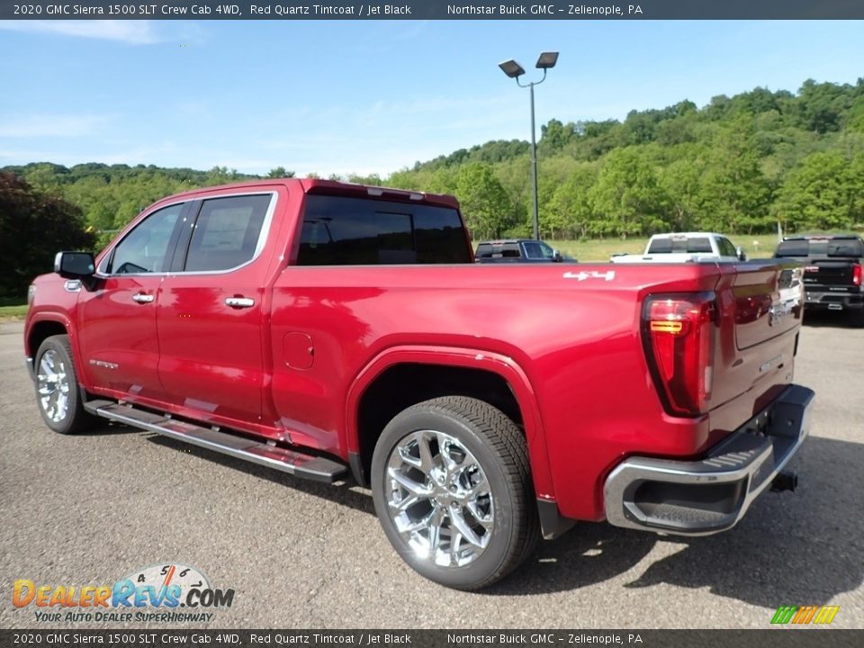 2020 GMC Sierra 1500 SLT Crew Cab 4WD Red Quartz Tintcoat / Jet Black Photo #7