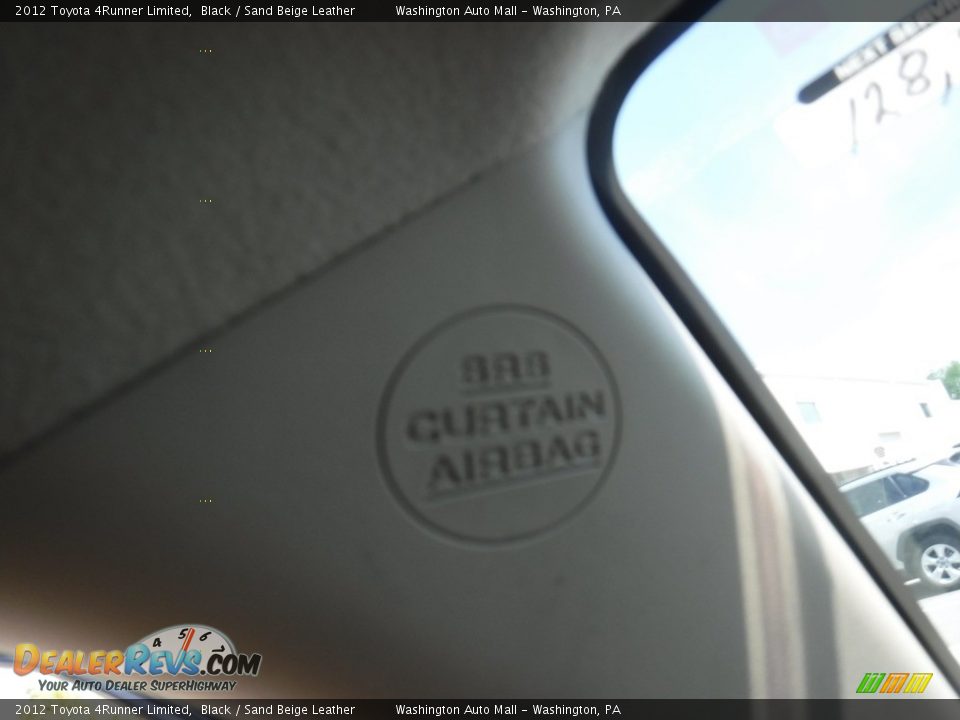 2012 Toyota 4Runner Limited Black / Sand Beige Leather Photo #25