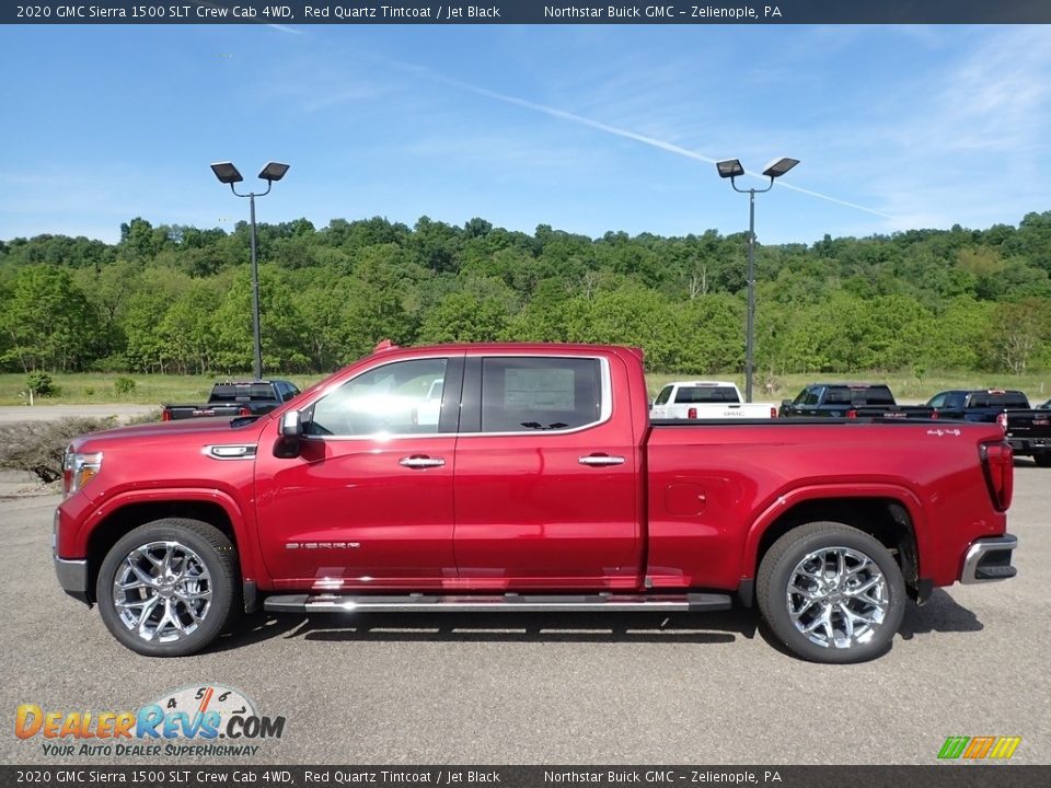 Red Quartz Tintcoat 2020 GMC Sierra 1500 SLT Crew Cab 4WD Photo #8