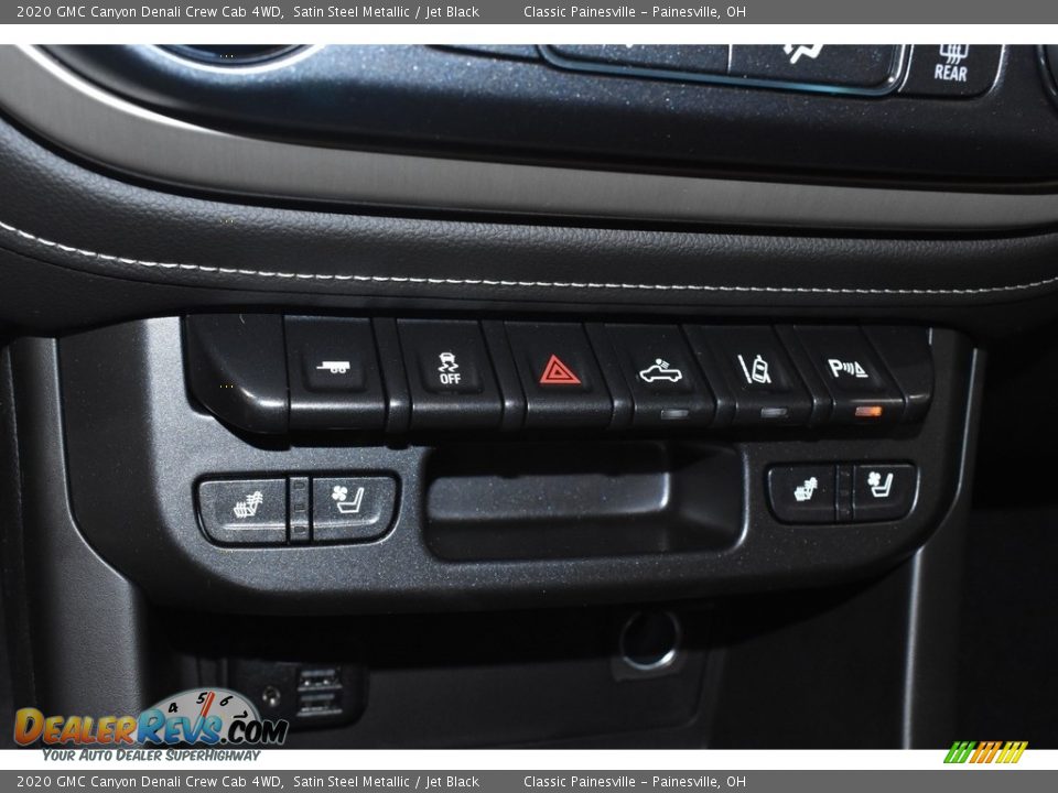 2020 GMC Canyon Denali Crew Cab 4WD Satin Steel Metallic / Jet Black Photo #10