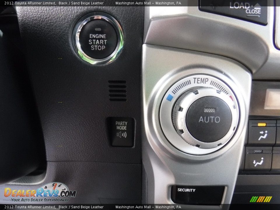 2012 Toyota 4Runner Limited Black / Sand Beige Leather Photo #26