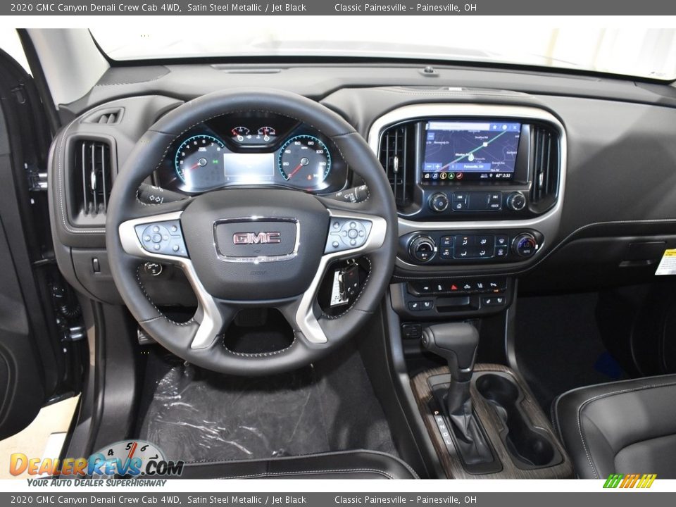 2020 GMC Canyon Denali Crew Cab 4WD Satin Steel Metallic / Jet Black Photo #11