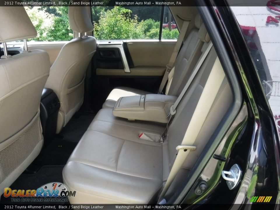 2012 Toyota 4Runner Limited Black / Sand Beige Leather Photo #27