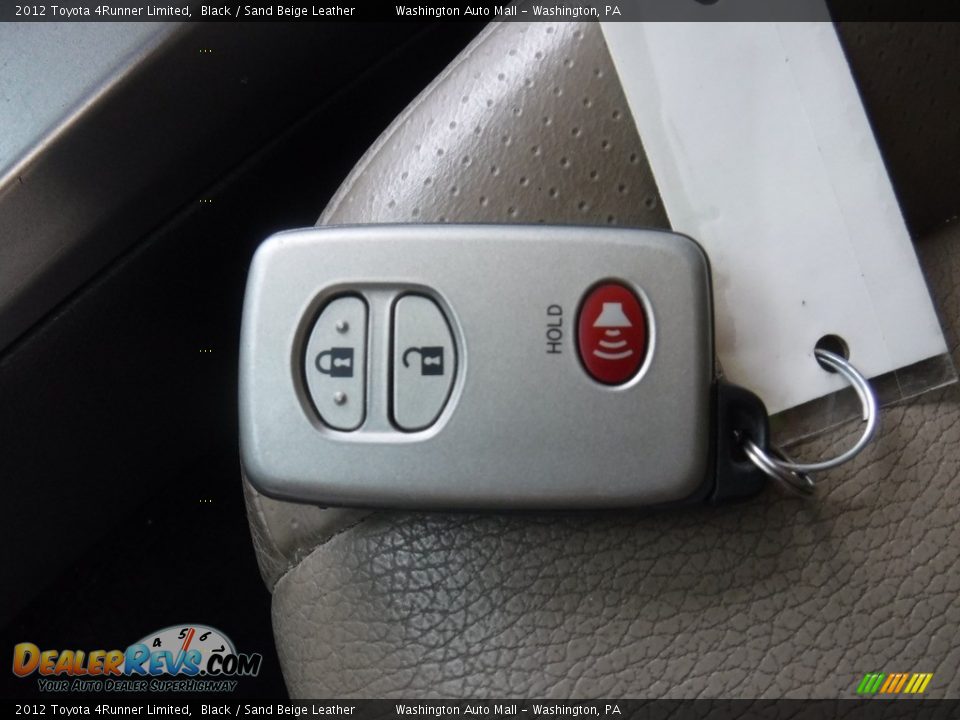 2012 Toyota 4Runner Limited Black / Sand Beige Leather Photo #29