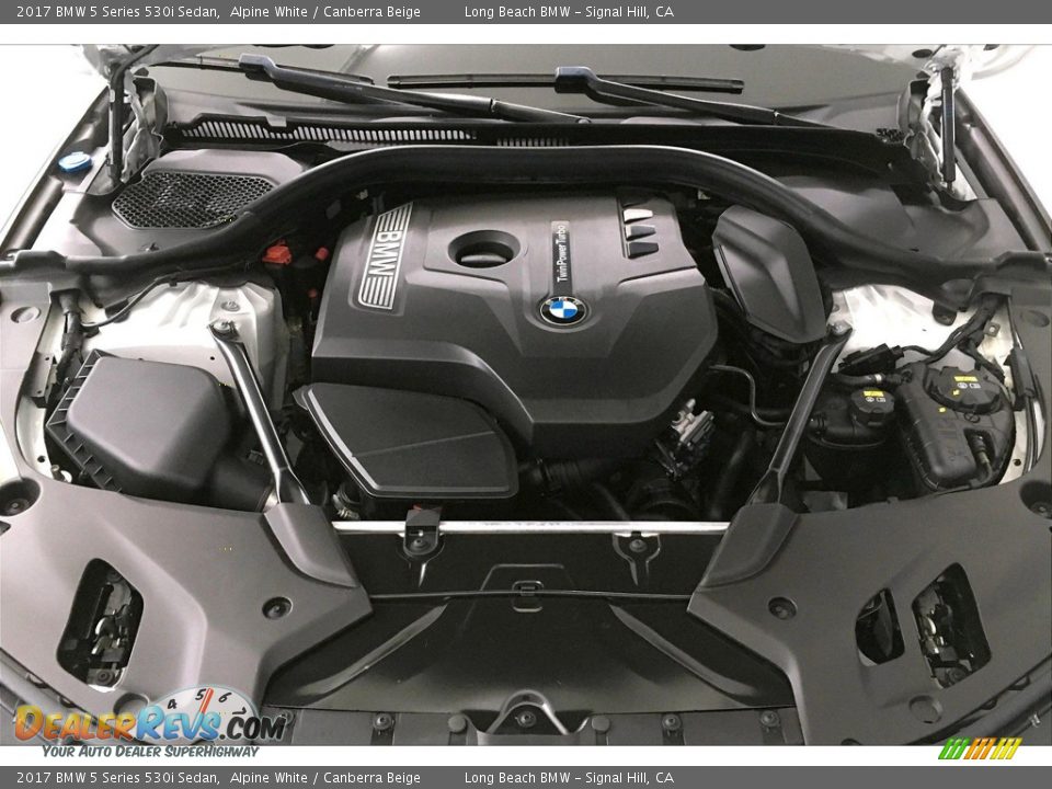 2017 BMW 5 Series 530i Sedan Alpine White / Canberra Beige Photo #9