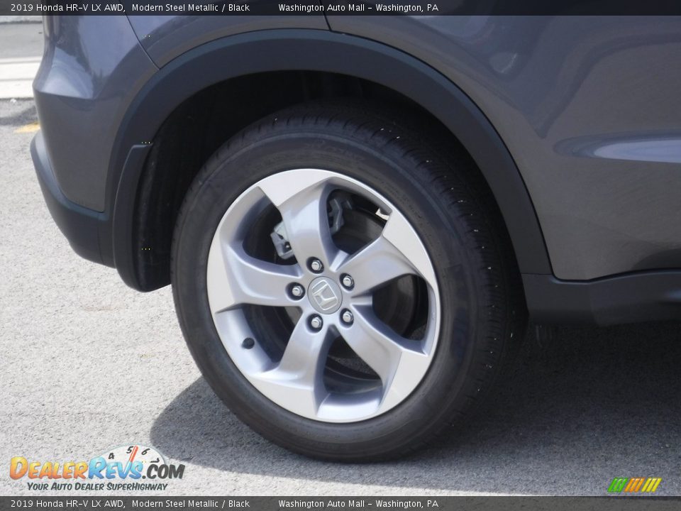 2019 Honda HR-V LX AWD Modern Steel Metallic / Black Photo #3