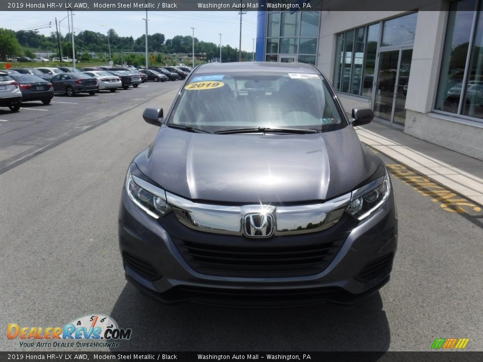 2019 Honda HR-V LX AWD Modern Steel Metallic / Black Photo #4