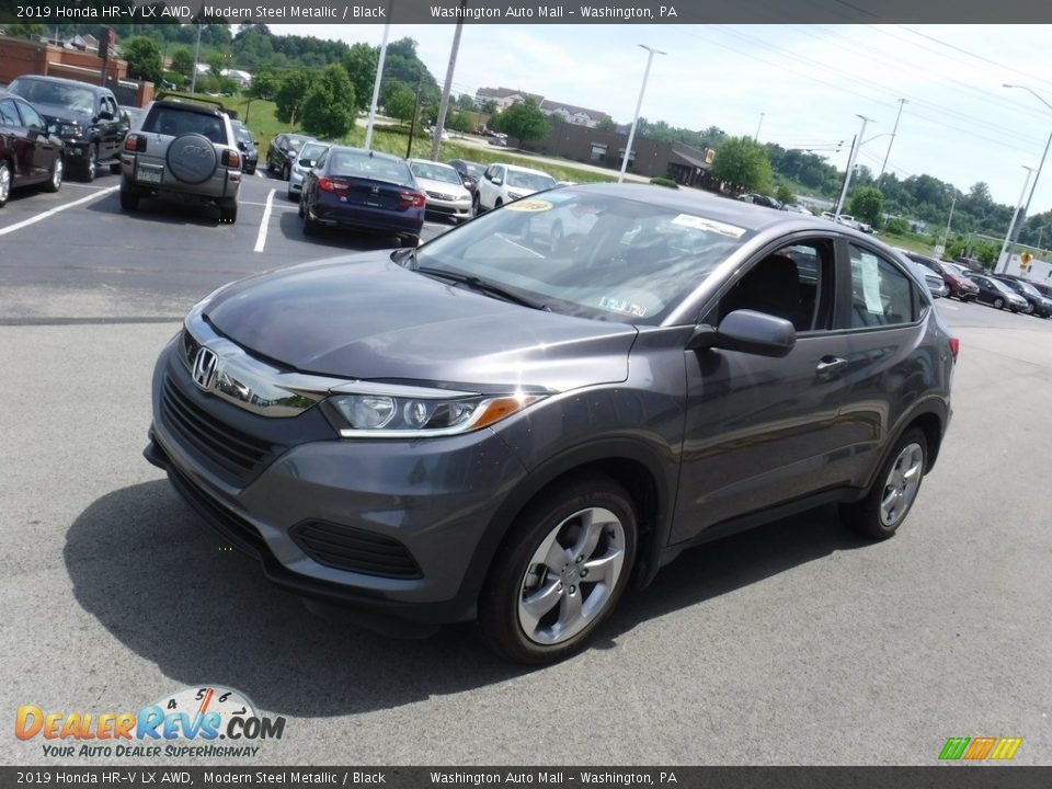 2019 Honda HR-V LX AWD Modern Steel Metallic / Black Photo #5