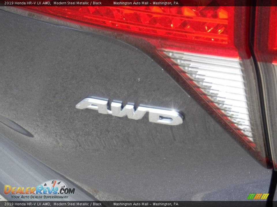 2019 Honda HR-V LX AWD Modern Steel Metallic / Black Photo #10