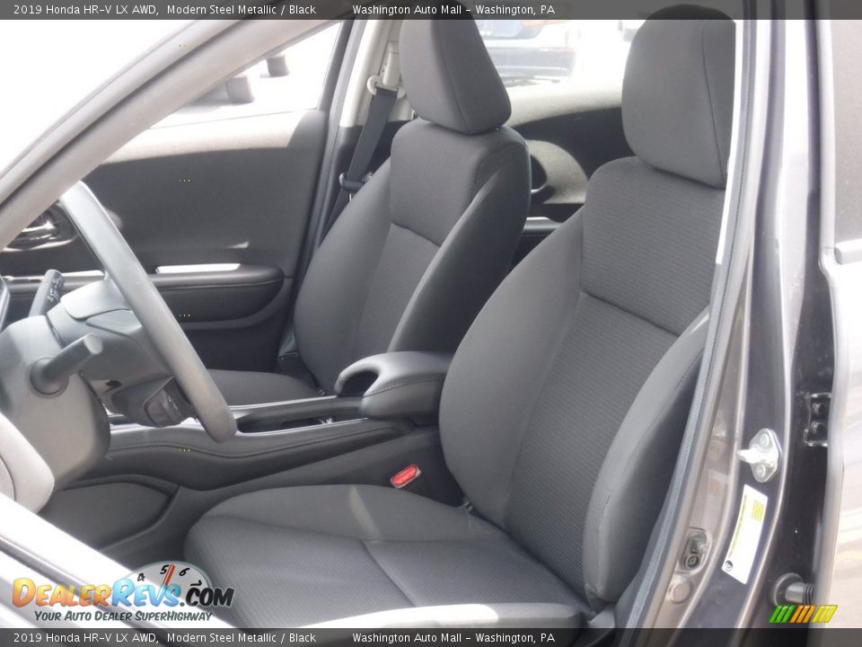 2019 Honda HR-V LX AWD Modern Steel Metallic / Black Photo #14
