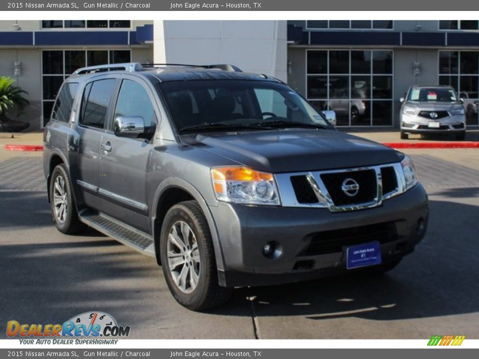 Front 3/4 View of 2015 Nissan Armada SL Photo #2