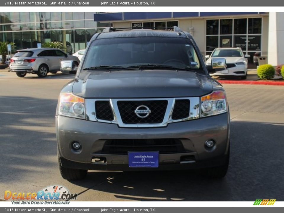 2015 Nissan Armada SL Gun Metallic / Charcoal Photo #3