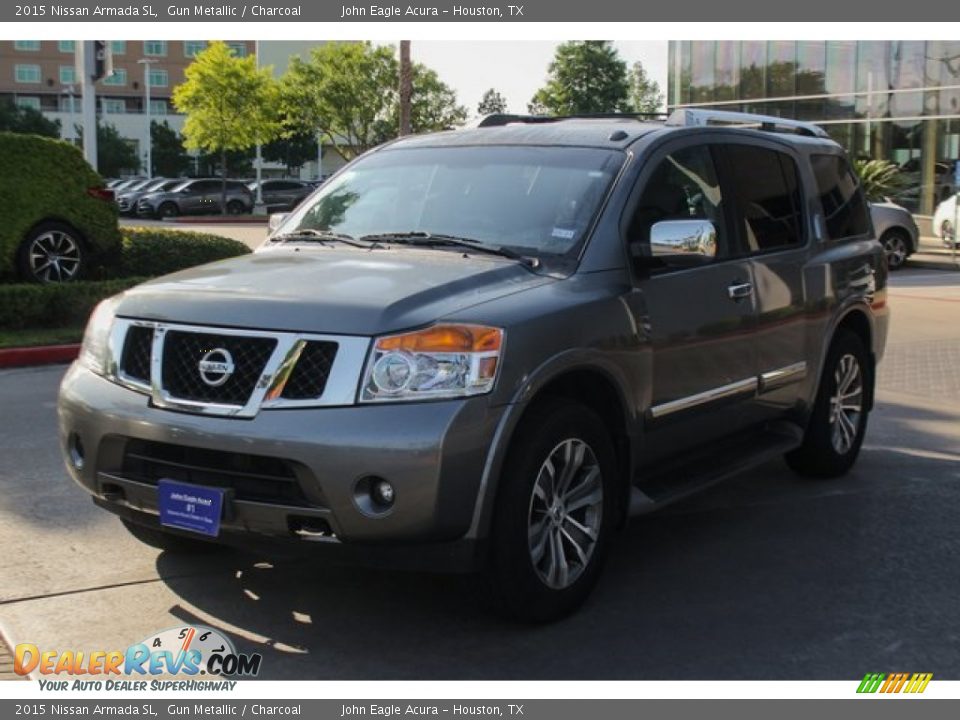 2015 Nissan Armada SL Gun Metallic / Charcoal Photo #4