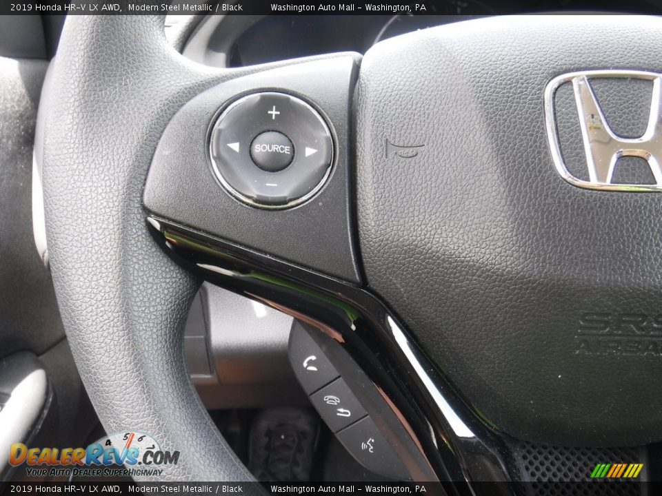 2019 Honda HR-V LX AWD Modern Steel Metallic / Black Photo #17