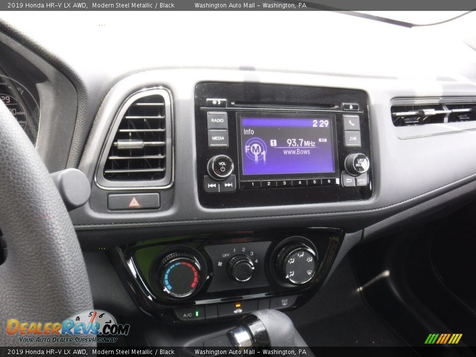 2019 Honda HR-V LX AWD Modern Steel Metallic / Black Photo #18