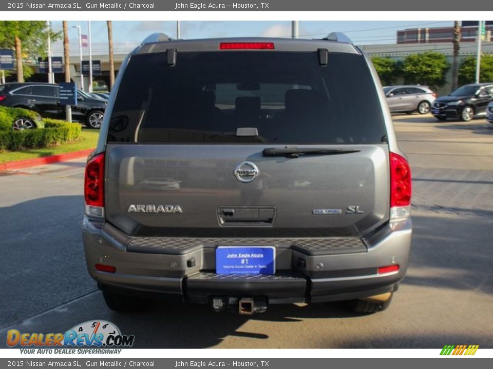 2015 Nissan Armada SL Gun Metallic / Charcoal Photo #6