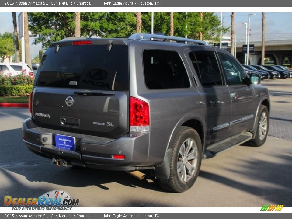 2015 Nissan Armada SL Gun Metallic / Charcoal Photo #7