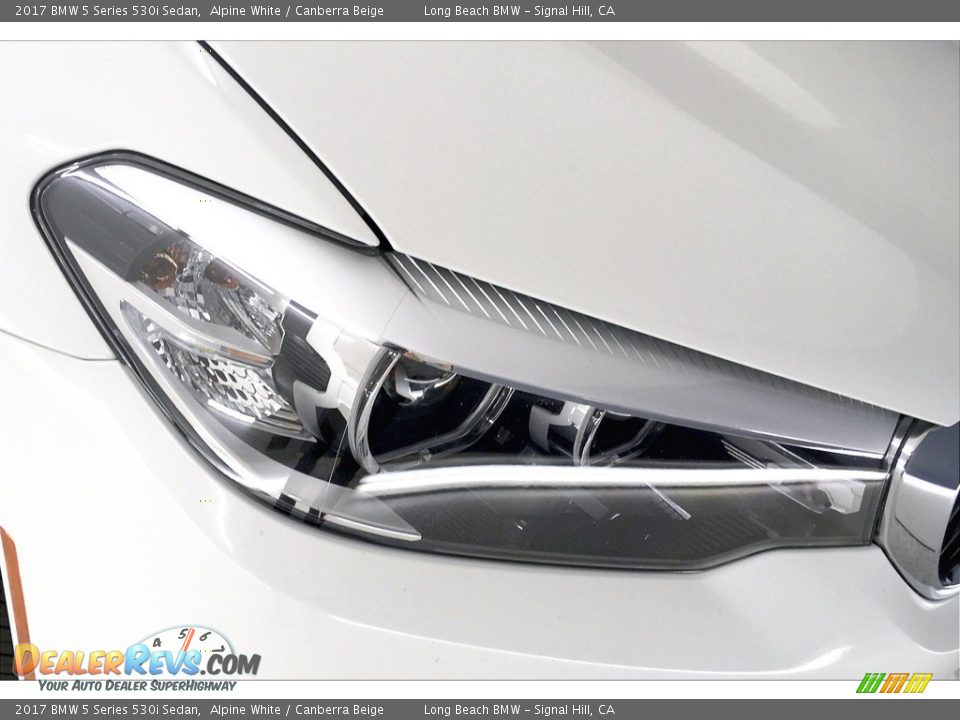 2017 BMW 5 Series 530i Sedan Alpine White / Canberra Beige Photo #26