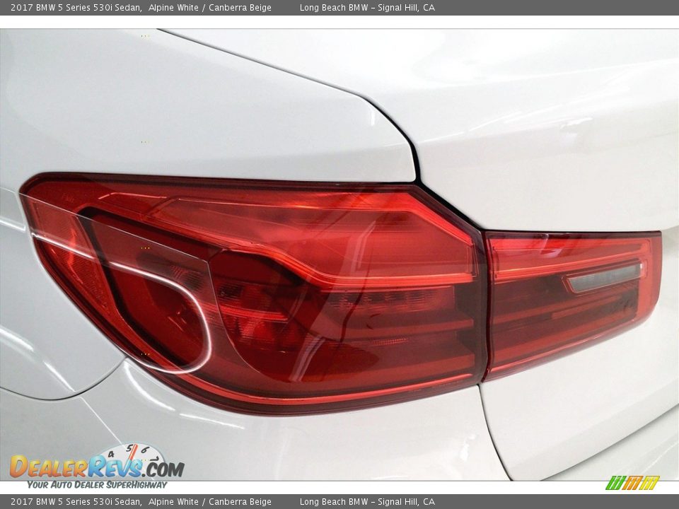 2017 BMW 5 Series 530i Sedan Alpine White / Canberra Beige Photo #27