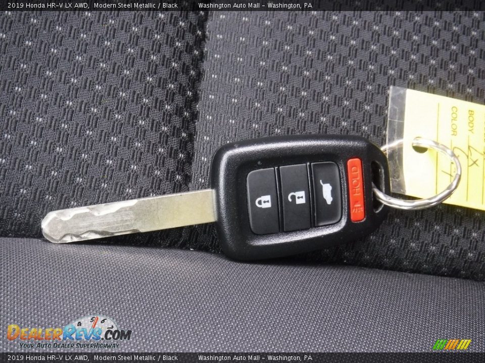 2019 Honda HR-V LX AWD Modern Steel Metallic / Black Photo #22