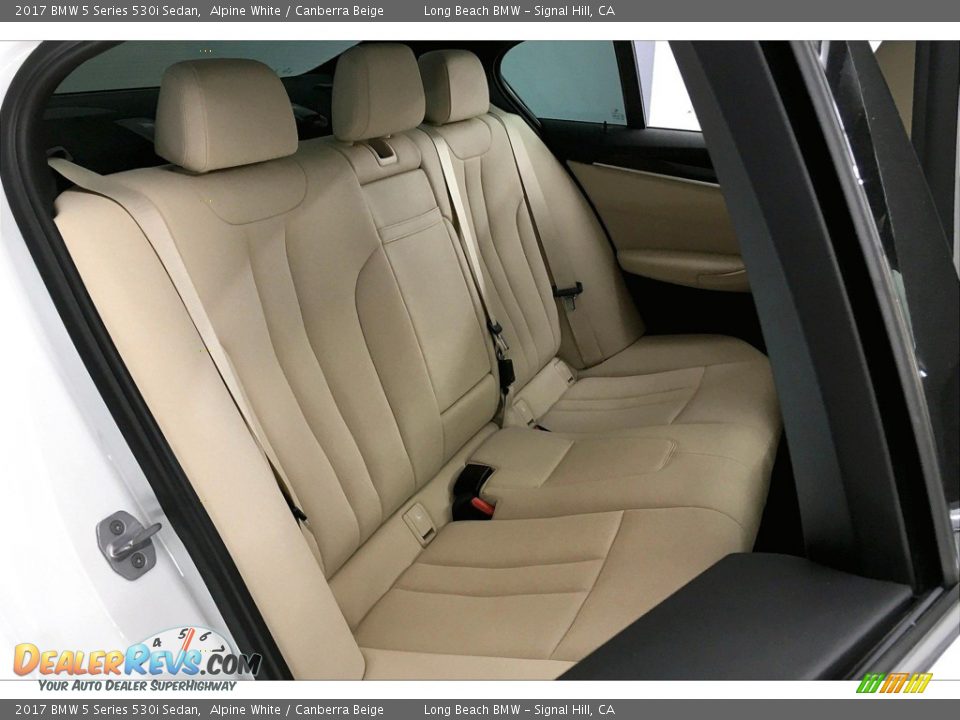 2017 BMW 5 Series 530i Sedan Alpine White / Canberra Beige Photo #29