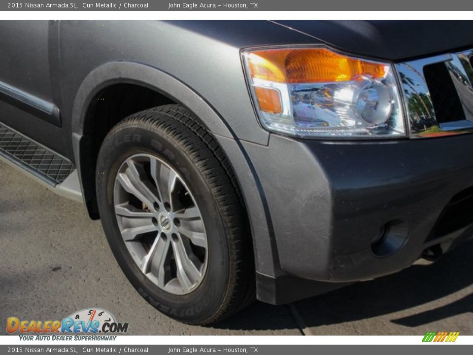 2015 Nissan Armada SL Gun Metallic / Charcoal Photo #12