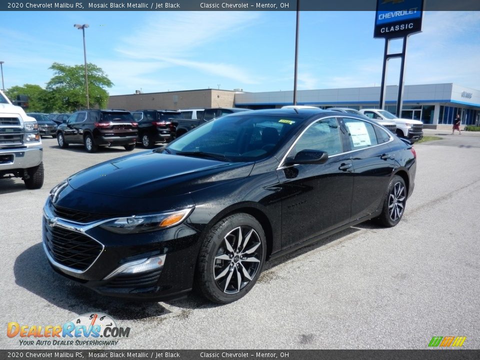 2020 Chevrolet Malibu RS Mosaic Black Metallic / Jet Black Photo #1