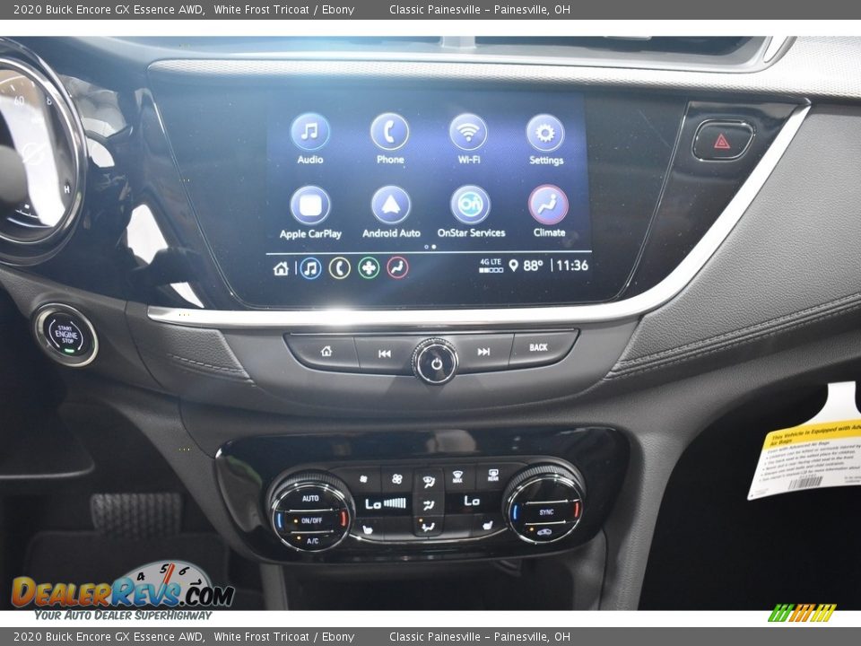 2020 Buick Encore GX Essence AWD White Frost Tricoat / Ebony Photo #9