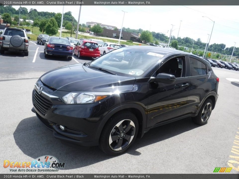 2018 Honda HR-V EX AWD Crystal Black Pearl / Black Photo #6