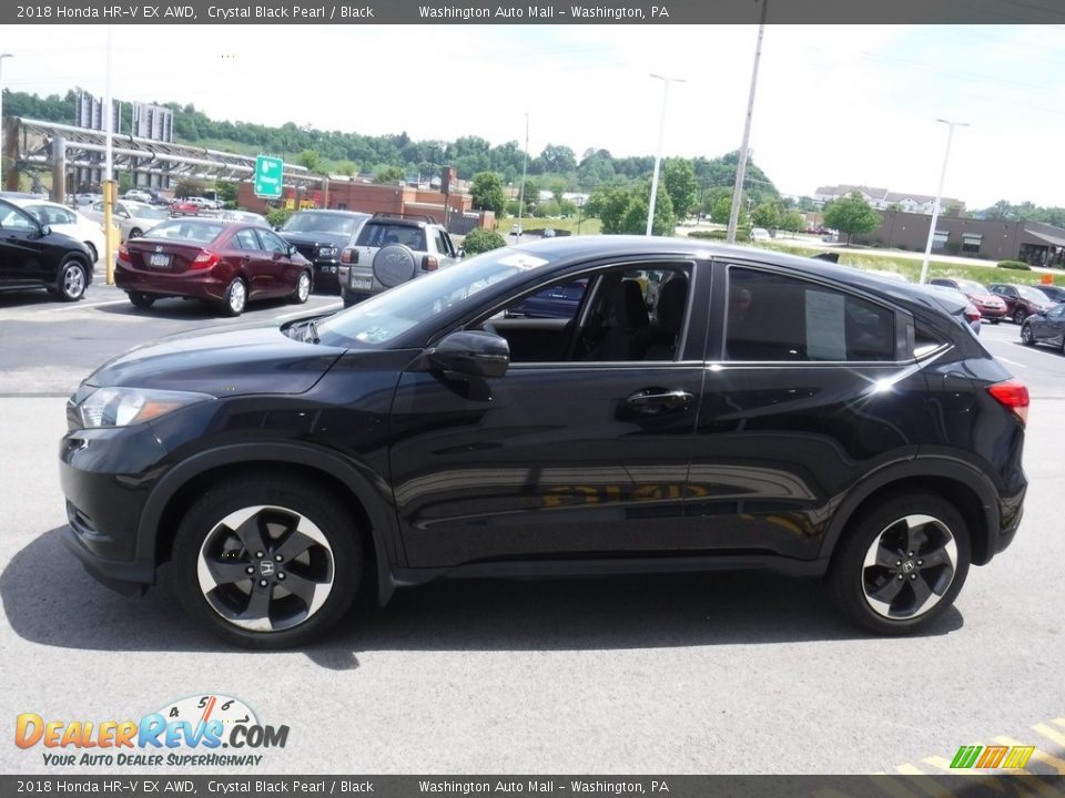 2018 Honda HR-V EX AWD Crystal Black Pearl / Black Photo #7