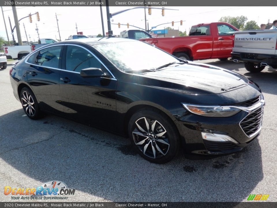 Mosaic Black Metallic 2020 Chevrolet Malibu RS Photo #3