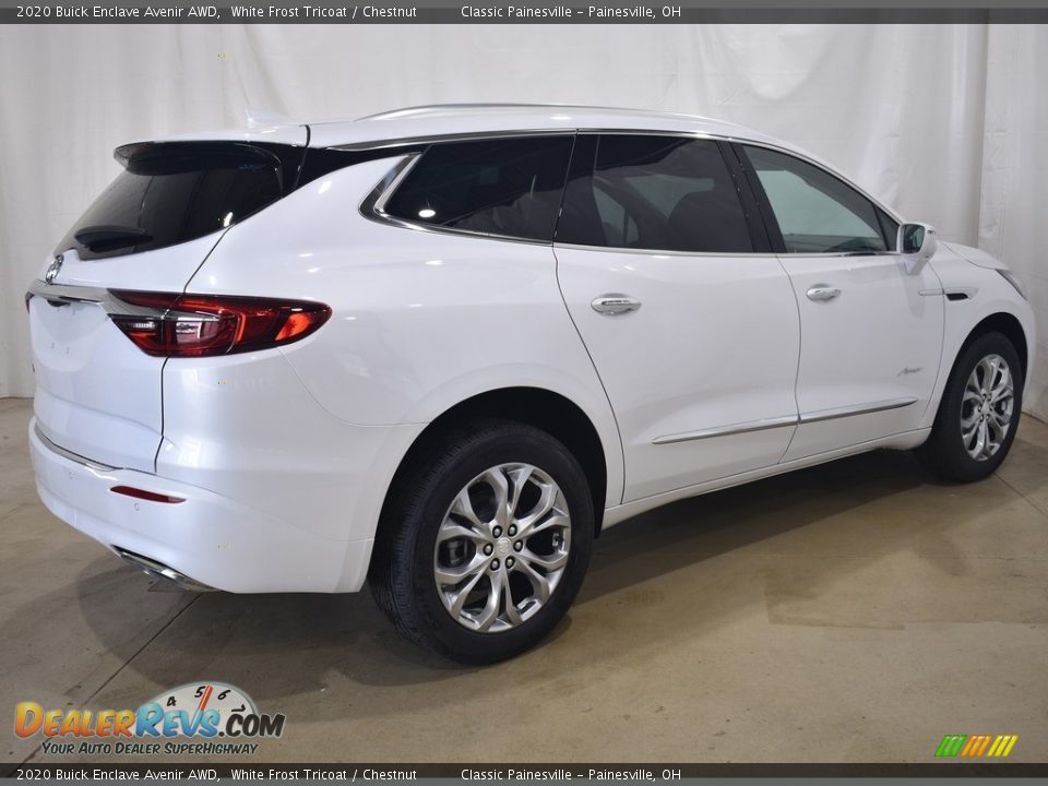 2020 Buick Enclave Avenir AWD White Frost Tricoat / Chestnut Photo #2