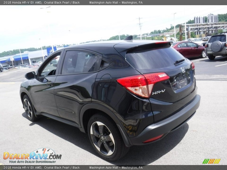 2018 Honda HR-V EX AWD Crystal Black Pearl / Black Photo #8