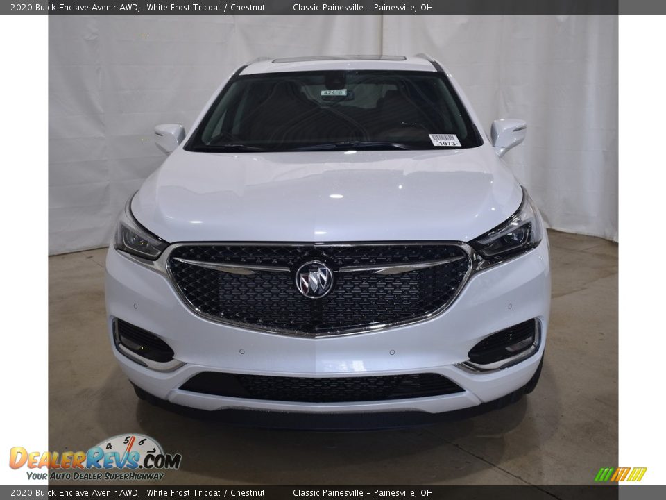 2020 Buick Enclave Avenir AWD White Frost Tricoat / Chestnut Photo #3