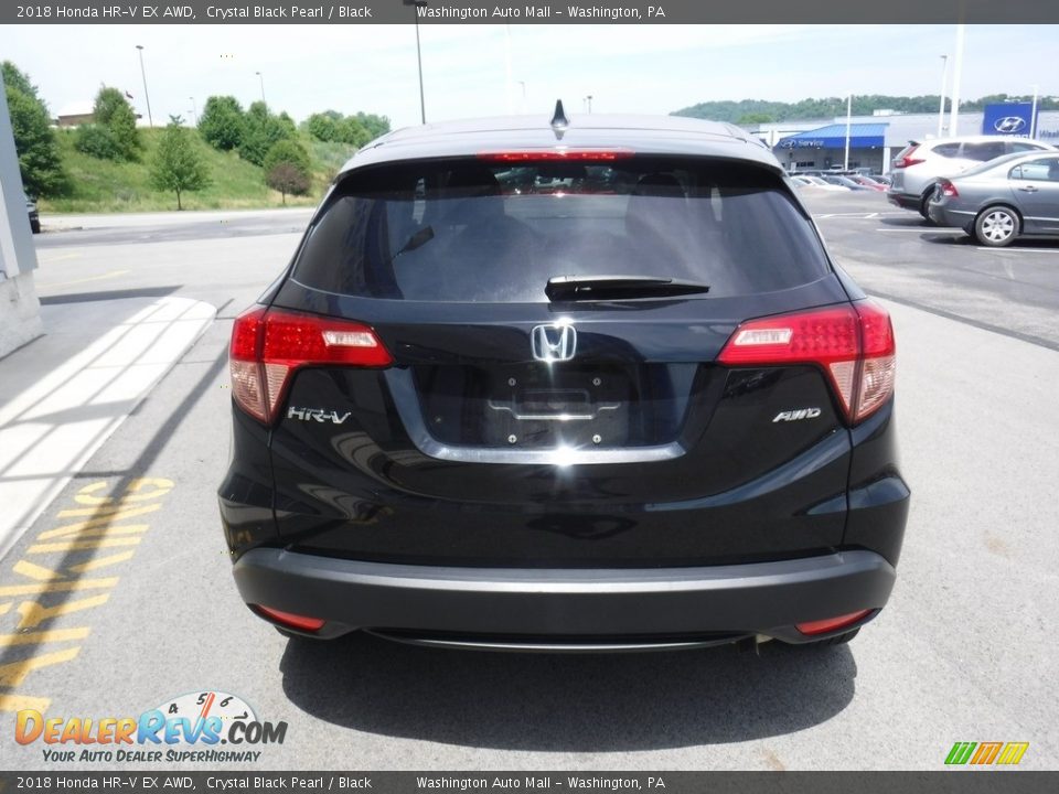 2018 Honda HR-V EX AWD Crystal Black Pearl / Black Photo #9